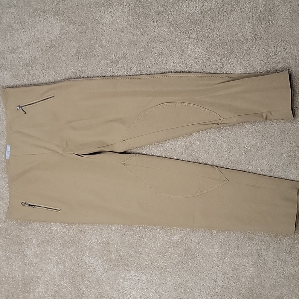 Pure Collection Jodhpur Style Trousers in Camel Size 11 NWT